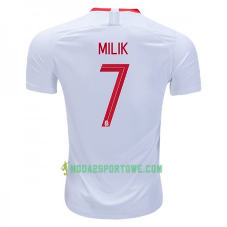 Koszulka Polska Milik 7 Mistrzostwa Świata 2018 Domowe Stroje Piłkarskie